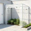 Outdoor Portable Walk-in Greenhouse PE Cover Roll-up Zipper Door Gardening Tool for Plant Growth Protection