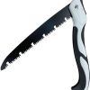 Fancial Folding Saw, 9.8 Inch Carbon Steel Blade, Manual Pruning Saw for Camping, Gardening, Survival, 21 Inch Total Length