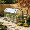Outdoor Portable Mini Greenhouse Vegetable Gardening with PE Cover And Zippered Door for Growing Fresh Produce
