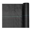 Weed Barrier Fabric Heavy Duty, 1.3x100FT 3.2oz Landscape Fabric, Woven Weed Blocker Fabrics, Garden Fabrics Weeds Barrier, Weeds Control Ground Cover