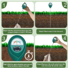 Long probe deep soil moisture meter, water monitoring indicator sensor, hygrometer, suitable for indoor and outdoor large potted plants, flowers