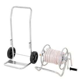 Hose Reel Cart, Hold Up to 200 ft of 5/8'' Hose (Hose Not Included), Garden Water Hose Carts Mobile Tools with Wheels