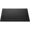 Rubber Threshold Ramp, 4" Rise Threshold Ramp Doorway, 3 Channels Cord Cover Rubber Solid Threshold Ramp