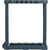 Garden Tool Organizer, 10 Slots, Yard Tool Tower Rack for Garage Organization and Storage, Hold Long-Handled Tool/Rake/Broom/Shovel