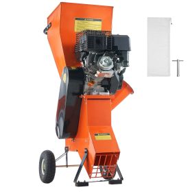 Wood Chipper Shredder Mulcher, 12 HP Heavy Duty Gas Powered, 2' Max Diameter 420cc 8.6 kW Engine Woodchipper, Fast Wood Chipping Chopping for Forestry