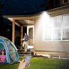 Solar Powered Outdoor Wall Lights 100Led Motion Sensor Lamp Ip65 Waterproof 3 Modes Sensor Light Remote Control For Street Front Door Deck Garden