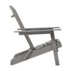 Outdoor Folding Hemlock Wood Adirondack Chairs With Pre-Assembled Backrest 2pcs 220 Lbs Capacity Patio Chairs Garden Backyard Porch Deck Fire