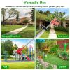 Cordless Grass Trimmer Rechargeable Weed Cutter With 2 Alloy Saw Blades 2 Alloy Blades 10 Plastic Blades 2 Rechargeable Batteries