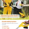 Cordless Garden Tiller Cultivator With 20V Rechargeable Battery 3.93In Width 6.69In Depth 250Rpm Max For Garden Yard Farm Lawn