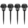 Solar Powered Mosquito Zapper Outdoor Insect Killer 4 Pack Waterproof Bug Zapper With Uv Light White Light For Yard Garden Farm Garage