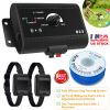 Electric Dog Fence System Pet Tone Shock Boundary Containment Water Resistant Collar Receiver For Small Medium Large Dog