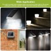 Led Solar Powered Stair Lights Dusk-To-Dawn Waterproof Garden Pathway Patio Fence Lamp