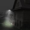 Solar Spotlights Outdoor 10Leds Landscape Lights 120° Motion Sensor Lamps 180°Lighting Ip65 Waterproof For Garage Garden Front Door
