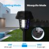 Solar Powered Mosquito Zapper Outdoor Insect Killer 4 Pack Waterproof Bug Zapper With Uv Light White Light For Yard Garden Farm Garage