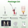 2-In-1 Pole Saw & Fruit Picker With 1.3-9.6Ft Extendable Stainless Steel Pole Manual Tree Pruner With 65Mn Steel Blade Fruit Picking Basket