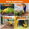 Cordless Garden Tiller Cultivator With 20V Rechargeable Battery 3.93In Width 6.69In Depth 250Rpm Max For Garden Yard Farm Lawn