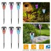 Solar Garden Lights Outdoor Pathway Lights 6Packs Ip44 Water-Resistant Landscape Lights 8Hrs For Yard Driveway Walkway