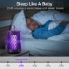 Rechargeable Mosquito Killer Lamp Bug Zapper With Night Light Strap Mosquito Catcher With Max 10594 Cubic Feet Range Uv Light For Indoor Outdoor