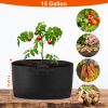 Plant Grow Bags 3 Pack Planter Bags Breathable Planting Fabric Pots 15 Gal Potato Vegetable