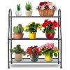 3 Tier Plant Stand Shelf Flower Pot Holder Display Rack 88Lbs Utility Storage Organizer