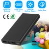 Power Bank Portable External Battery Pack Phone Charger 20000mAh with Dual Usb Output Ports Type C Micro Usb Input