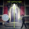 Solar Street Path Light Outdoor 180Leds Radar Sensor Remote Control Wireless Lamps Ip65 Waterproof Lighting For Garage Front Door Garden Pathway