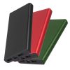 Power Bank Portable External Battery Pack Phone Charger 20000mAh with Dual Usb Output Ports Type C Micro Usb Input
