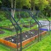 Portable Mini Greenhouse With Roll-Up Zipper Doors Waterproof Uv-Resistant Pvc Cover Hot House For Indoor Outdoor Garden Patio Backyard 70.86*33.46*37