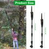 Cordless Pole 6In Saw 7.4Ft Maximum Extendable Length 35Ft/S Speed Electric Pole Chainsaw 2Pcs 3.0Ah Batteries And Charger Included Pruning Trimming
