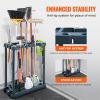 Garden Tool Organizer, 10 Slots, Yard Tool Tower Rack for Garage Organization and Storage, Hold Long-Handled Tool/Rake/Broom/Shovel
