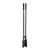 Post Hole Digger, Heavy Duty Post Hole Digger with Carbon Steel Handle, Manual Hole Digger with Scale Markings and Metal Blade