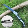 Fancial Folding Saw, 9.8 Inch Carbon Steel Blade, Manual Pruning Saw for Camping, Gardening, Survival, 21 Inch Total Length