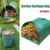 1pc Gardening Container; Large Capacity Carry-on Garden Leaf Bag; Green Leaf Garbage Bag; Toy Storage Bag
