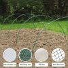 6PC 4ft*0.31inch Small greenhouse plastic elbows, garden arch support accessories, greenhouse arch pole connecting pipes, support fixtures