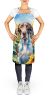 Pointer in Sunflowers Apron Cooking Kitchen Server Baking Crafts Gardening for Adult Women Men, Unisex, Large, Multicolor