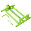 Universal Lawn Mower Lift for Riding Tractors – 800 lbs Capacity, 45° Tilt Adjustable, Ideal for Cleaning & Maintenance – Green