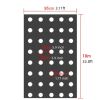 1pc Plastic Film With Planting Holes; Garden Weed Control Barrier Film Mulching Breathable Gardening Farming Landscape Sheeting For Moisture Temperatu
