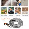 Lightweight Metal Hose(75 ft) for Yard/Outdoor