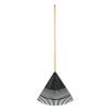 24-Inch Wood and Poly Leaf Rake – 2 Pack, Lightweight Garden Raking Tool