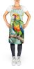 Amazon Parrot Apron Cooking Kitchen Server Baking Crafts Gardening for Adult Women Men, Unisex, Large, Multicolor