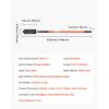 Trench Shovel, 4 in Blade Heavy-Duty Trenching Shovel, Narrow Spade Trench Digger with Fiberglass Handle and Non-Slip Grip, for Gardening