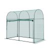 Crop Cage, 5.9 x 2.98 x 4.9 ft Plant Protection Tent with Zippered Door, Wind-Resistant Tall Crop Cage, Easy to Install