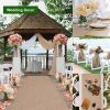 63inch*150ft Natural jute fabric, environmentally friendly, breathable, and durable, can be cut to size