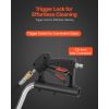 24" Pressure Washer Surface Cleaner, Stainless Steel Pressure Washer Attachments with 4 Wheels, 4000 Max PSI, 3/8 Quick Connector, 2 Spray Nozzles