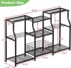 Garden Tool Organizer, Heavy Duty Yard Tool Tower Rack for Garage Organization and Storage