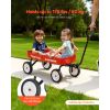 Pull-Along Wagon for Kids, 39 inch Toddler Wagons, Supports up to 176 lbs, All-Terrain Wagons with Handle