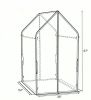 Mini Greenhouse Metal Frame with Waterproof Bottom Mat And Wind Ropes for Plant Protection Outdoor Gardening Equipment