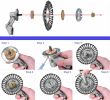 8 Inch Rotary Steel Wire Weed Brush Blade for String Trimmers, Gardening Lawnmower, Moss Grass Rust Removal (with Universal Adapter Kit)