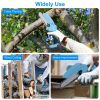 Mini Chainsaw Portable Handheld Cordless Small Chain Saw Battery Powered With 2Pcs 2200Mah Rechargeable Batteries 4In/6In Chains For Pruning