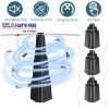 Fly Repellent Fan 4Pcs Battery Powered Table Top Bug Deterrent Fan Hanging Food Fans For Party Bbq Picnic Camping